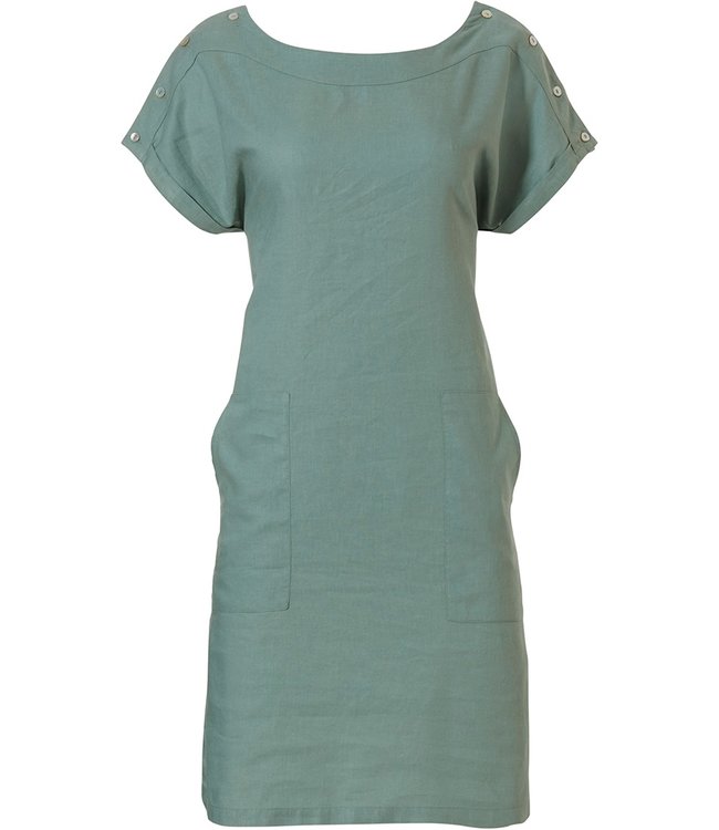 Pastunette Beach short sleeve woven dress with pockets 'sunny day'
