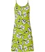 Pastunette Beach spaghetti beach dress 'citrus green flower'