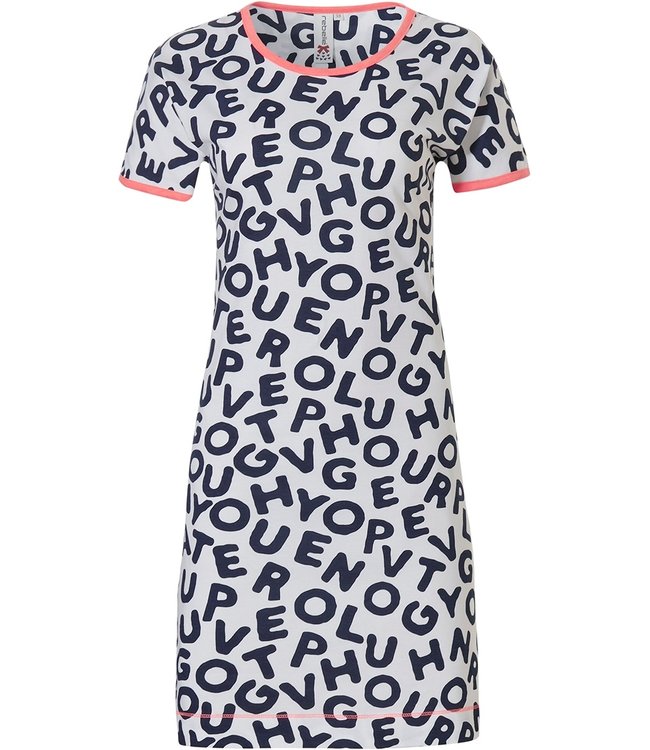 Rebelle Girls girls cotton nightdress 'crazy letters'