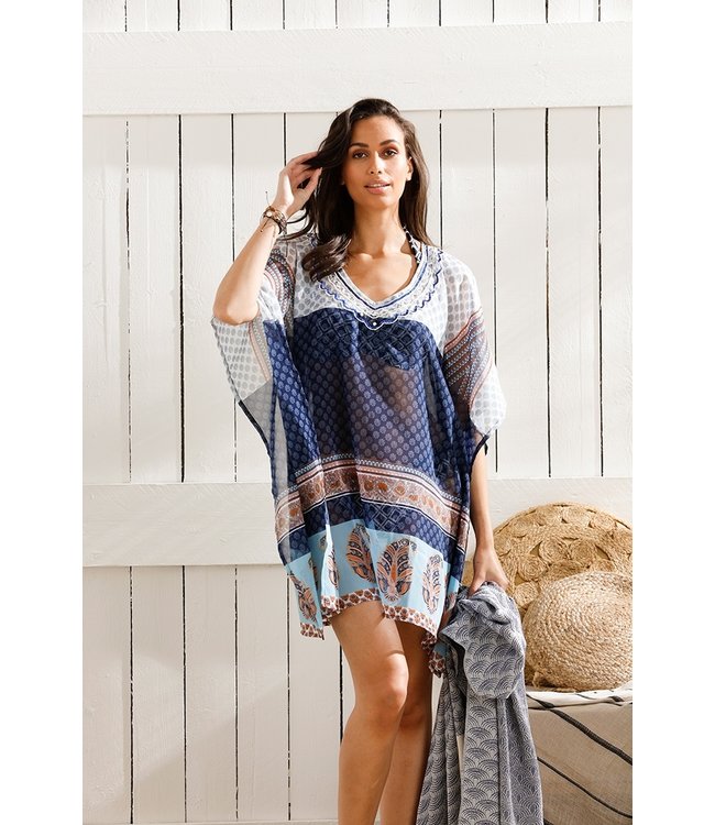 strand poncho cover-up 'mystical beauty'