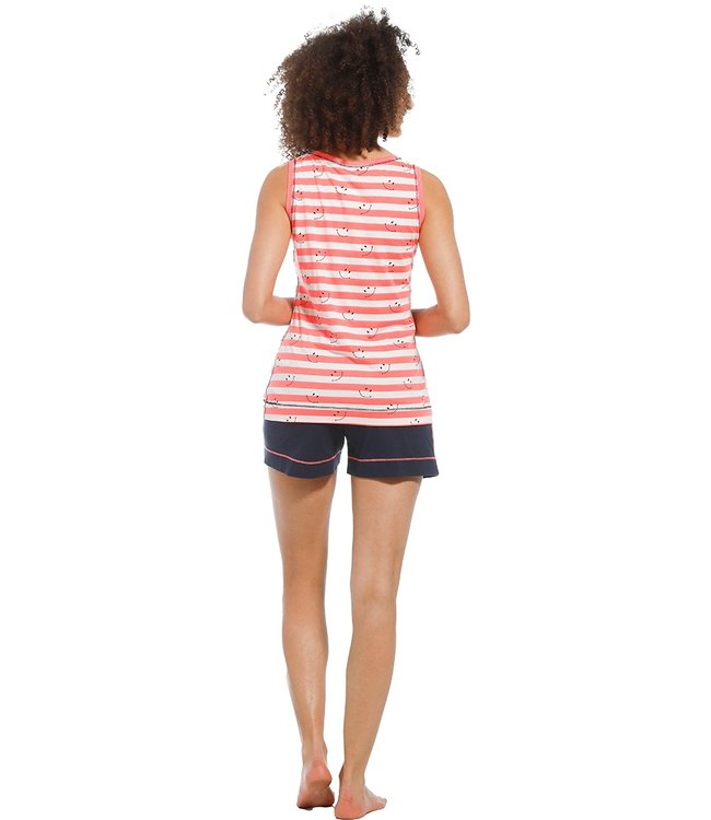 sleeveless shorty set 'I love it, sailor stripes'
