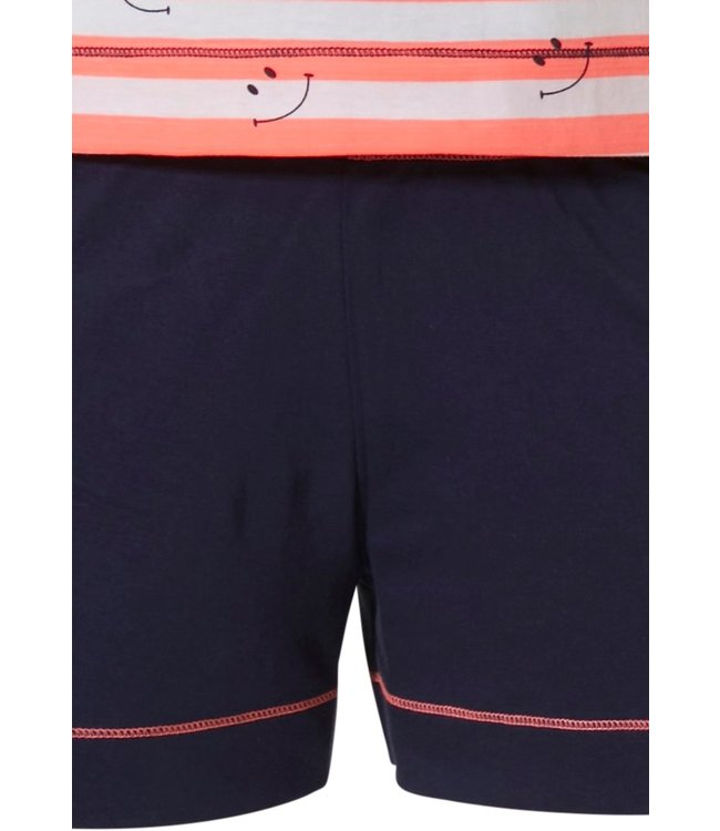 mouwloze shortama 'I love it, sailor stripes'