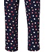 dark blue cotton 3/4 pyjama set 'just dotty'