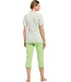 cotton short sleeve pyjama set 'innocent flower petals'