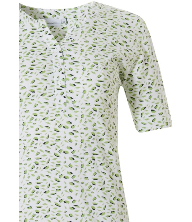 katoenen pyjama met korte mouwen 'innocent flower petals'