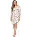 full button woven nightdress 'romantic blossom'
