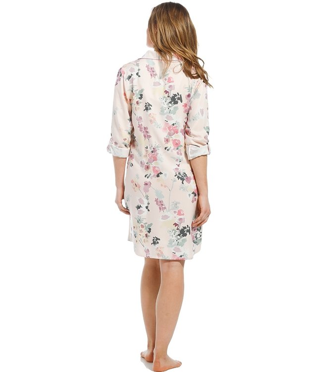 doorknoop geweven nachthemd 'romantic blossom'