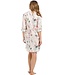 full button woven nightdress 'romantic blossom'
