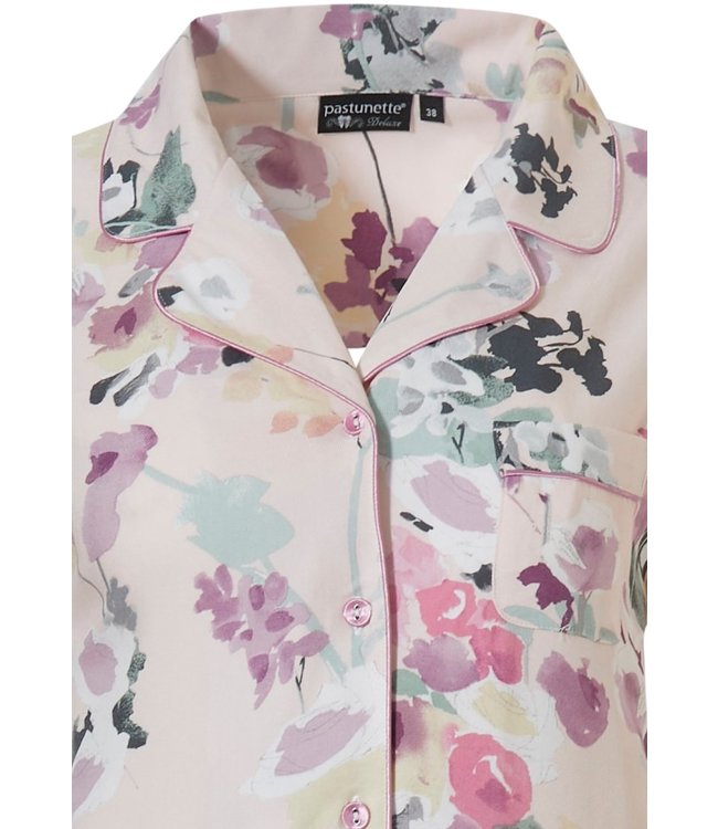 doorknoop geweven nachthemd 'romantic blossom'