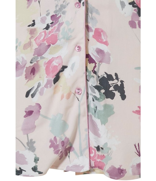 full button woven nightdress 'romantic blossom'