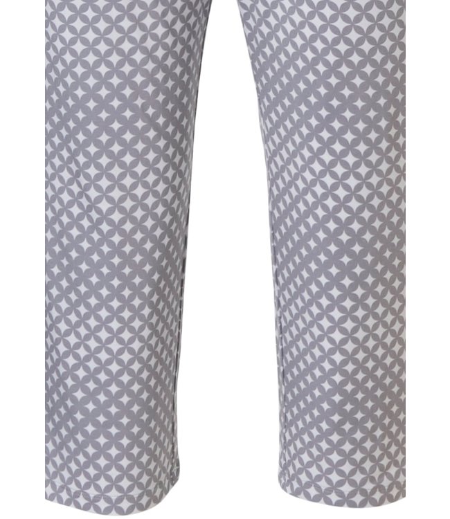 short sleeve modal pyjama with buttons 'circles & stars'