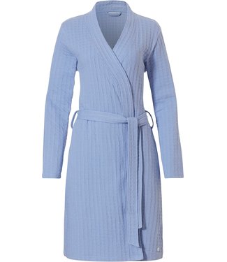 Pastunette light blue wrap-over kimono 'cube it style'