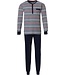 Pastunette for Men mens cotton pyjama set with buttons 'cool mixed stripes'