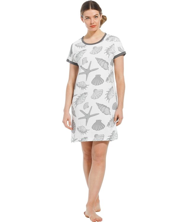 short sleeve nightdress 'by the seashore'