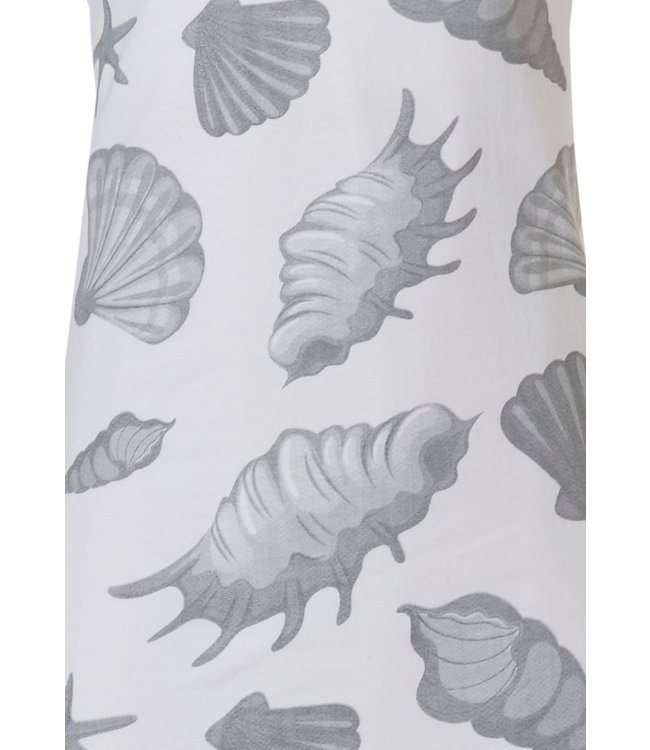 nachthemd met korte mouwen 'by the seashore'