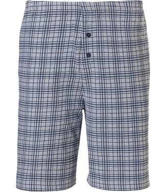 Pastunette for Men Mix & Match light grey cotton shorts 'checked up'
