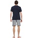 Mix & Match light grey cotton shorts 'checked up'
