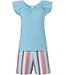 shorty set met korte mouwen 'seaside stripes sparkles'