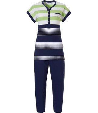 Pastunette cotton short sleeve pyjama set 'all about stripes'