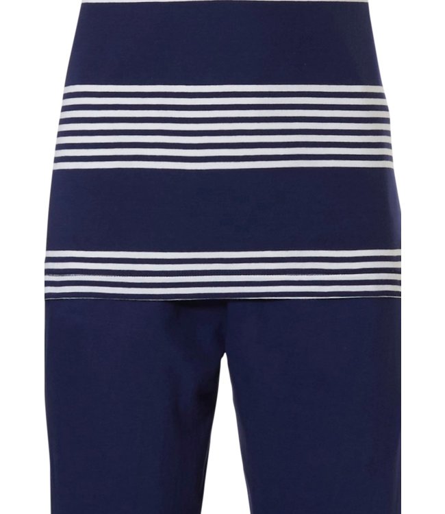 katoenen pyjama met korte mouwen 'all bout stripes'
