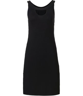 Pastunette Beach black sleeveless beachdress 'chic detail'
