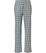 Pastunette for Men Mix & Match lichtgroene lange pyjama broek 'checked up'