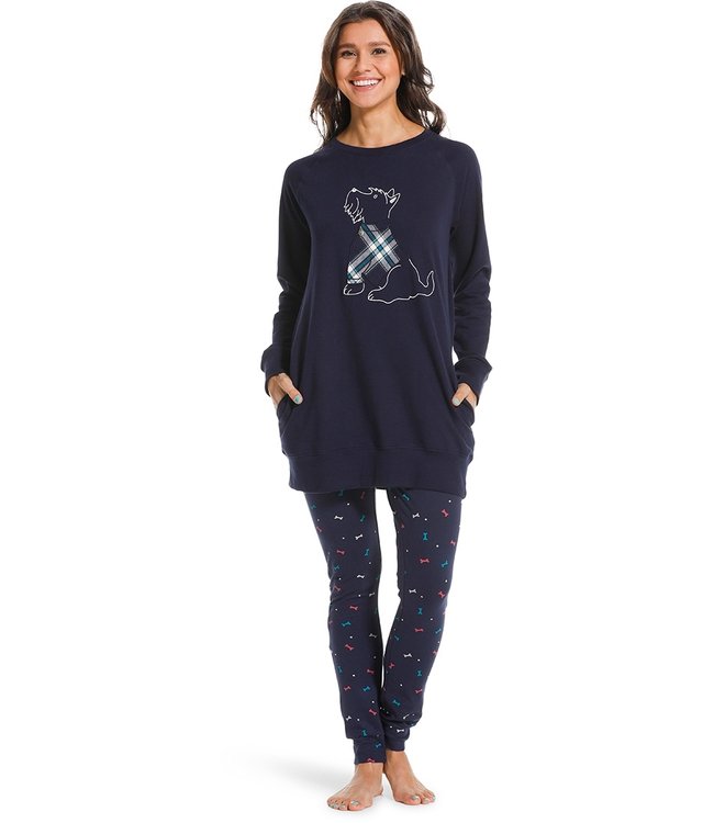 Mix & Match lange broek met boorden 'dottie & bones'