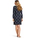 ladies wide neck cotton-modal nightdress 'winter floral charm'