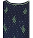 ladies wide neck cotton-modal nightdress 'winter floral charm'