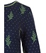 ladies wide neck cotton-modal nightdress 'winter floral charm'