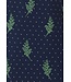 ladies wide neck cotton-modal nightdress 'winter floral charm'