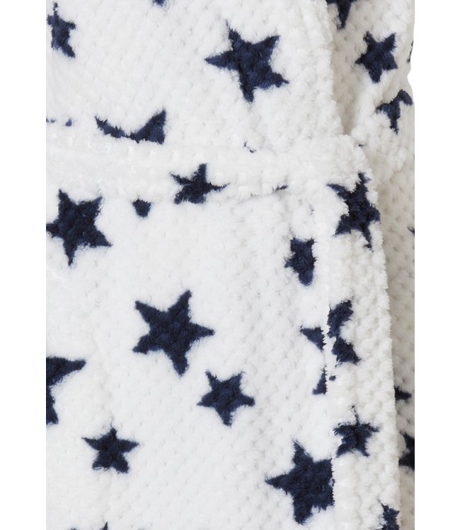 zachte fleece badjas 'trendy stars★'