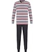 Pastunette jr boys stripey pyjama set with cuffs 'funky stripes'