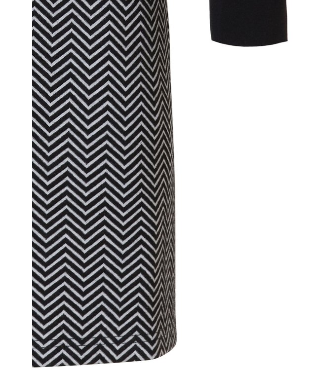 ladies 'v' neck homedress 'sporty monochrome chic fashion'