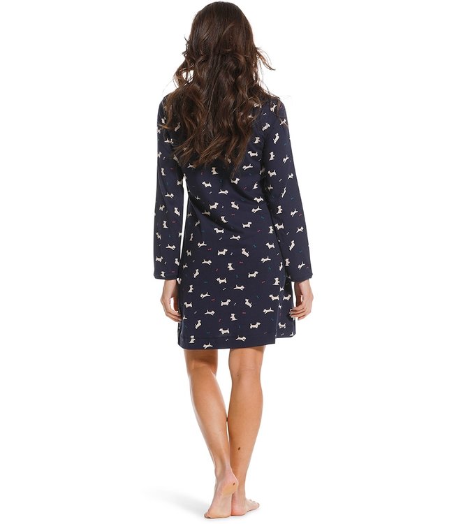 long sleeve cotton nightdress 'little Seth scottie dog'