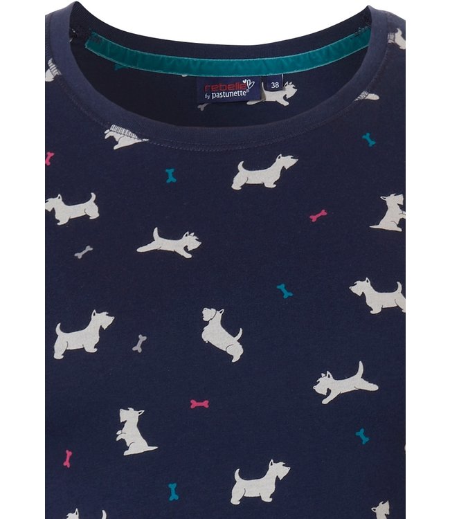 long sleeve cotton nightdress 'little Seth scottie dog'