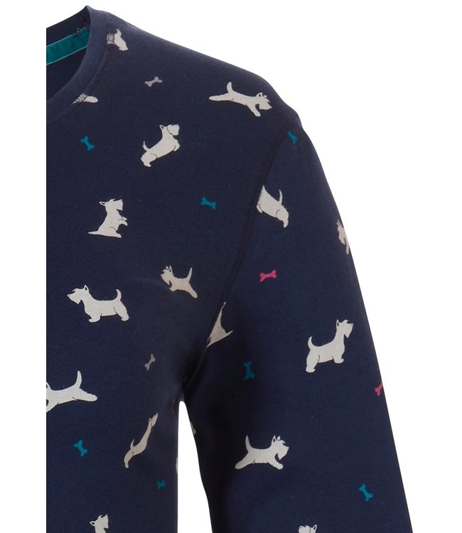 long sleeve cotton nightdress 'little Seth scottie dog'