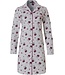 full button cotton nightdress 'striped floral beauty'