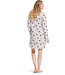 full button cotton nightdress 'striped floral beauty'