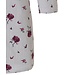 full button cotton nightdress 'striped floral beauty'