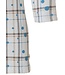 full button french terry nightshirt 'mysterious circles & checks'