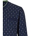 dark blue 'v' neck cotton nightdress 'chain link'