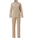 beige, zacht velours lounge-huispak 'chic velvet lines'