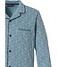 mens full button cotton pyjama set 'trendy hexagon star'