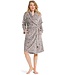 warme fleece overslag ochtendjas 'deeply dotty'