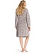 warme fleece overslag ochtendjas 'deeply dotty'