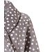 warme fleece overslag ochtendjas 'deeply dotty'