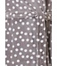 warme fleece overslag ochtendjas 'deeply dotty'