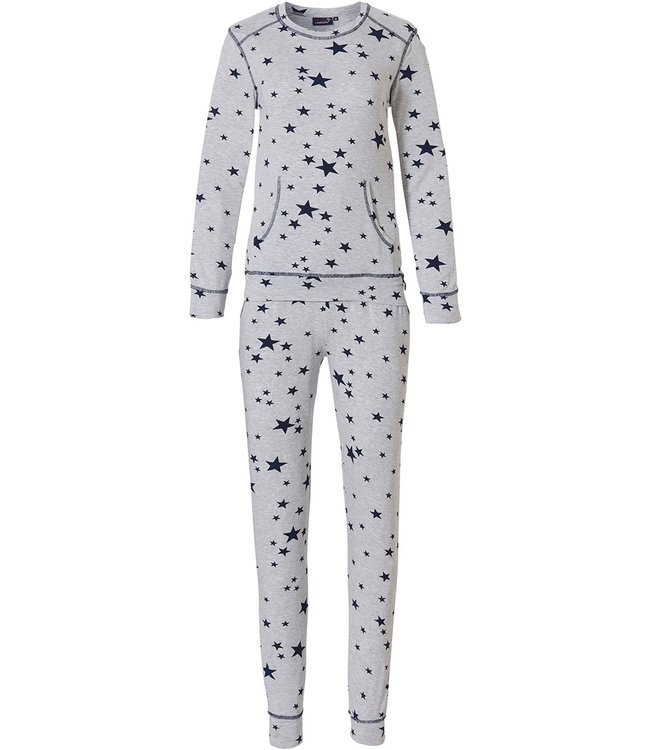 Rebelle long sleeve pyjama with kangaroo pocket  'trendy stars ★'