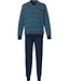 Robson mens 'v' neck cotton pyjama 'bold sporty stripes'